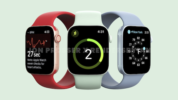 Apple Watch Series 7のデザイン画像②